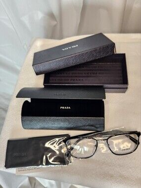 Prada Eyeglasses Frames w/ Case & Box – Black